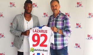 Official : Lazarus Celestine Chukwuebuka Pitches Up At Polish Club TS Podbeskidzie